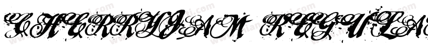 CHERRYJAM REGULAR字体转换